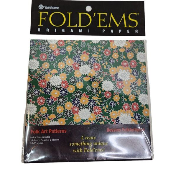 HUGE Aitoh Yasutomo Japanese FoldEms Origami Paper Oriental Paper Lot 200 Sheets - Picture 6 of 9